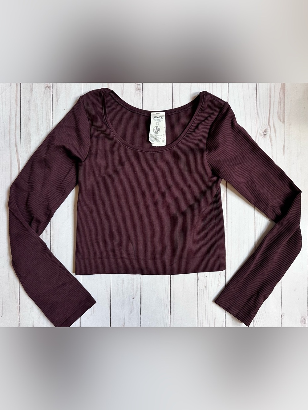 Athleta Girl Long Sleeve Ribbed Top (size 12)